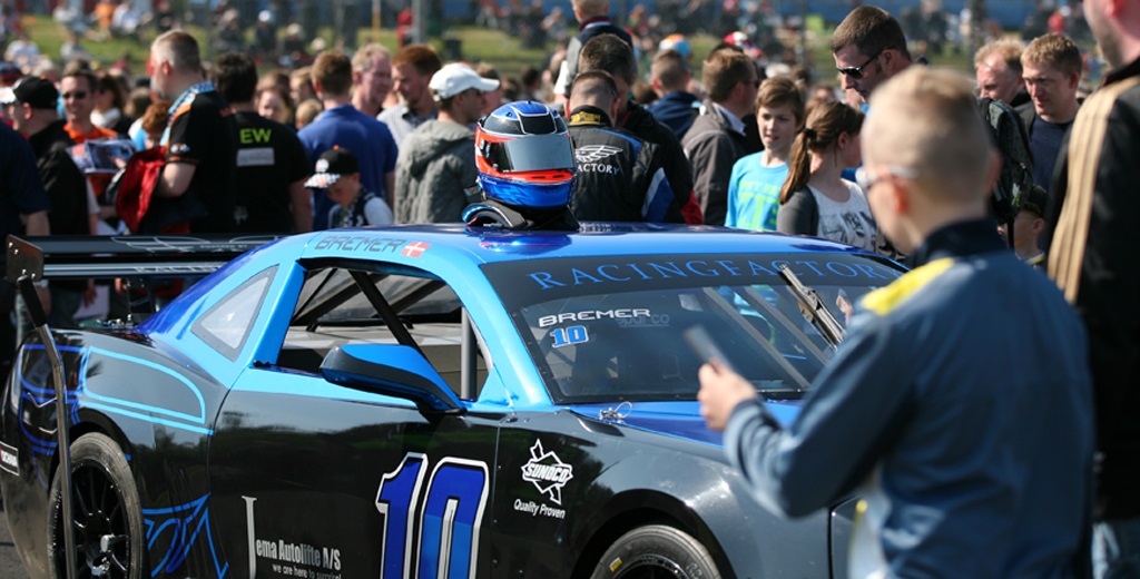 Gridshowet giver mulighed for autografer fra dine favorit kørere.
(Foto: Motorsporten.dk)